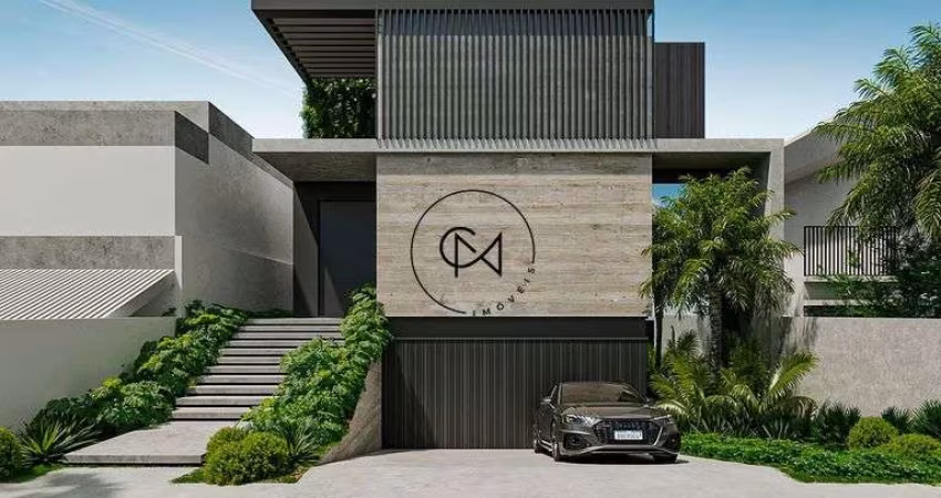 Casa nova de 580m² para venda no Jardim Paulistano, 5 suítes e Jardim interno