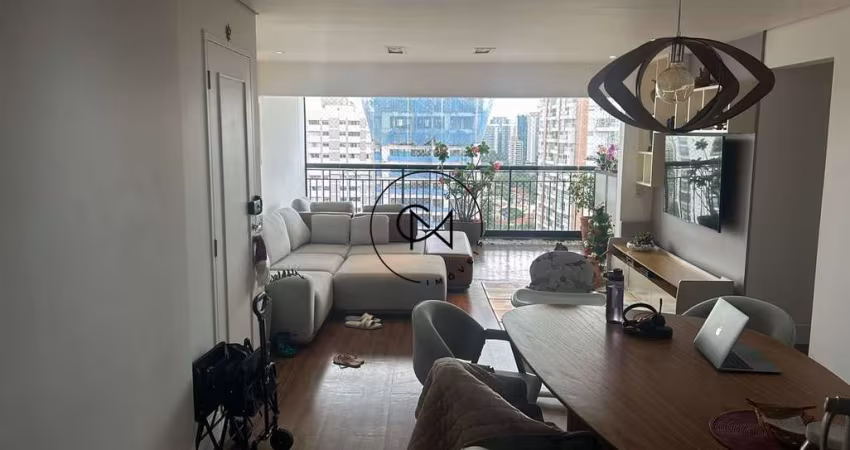 Sofisticado apartamento à venda com 110m², 3 dormitórios e 2 vagas no Brooklin