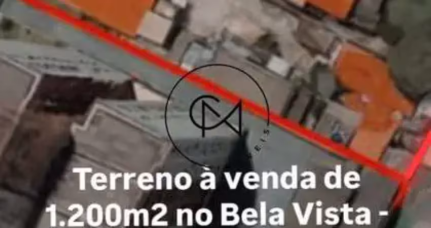 Terreno a venda  1.200m2 no bela vista, osasco/sp - oportunidade unica