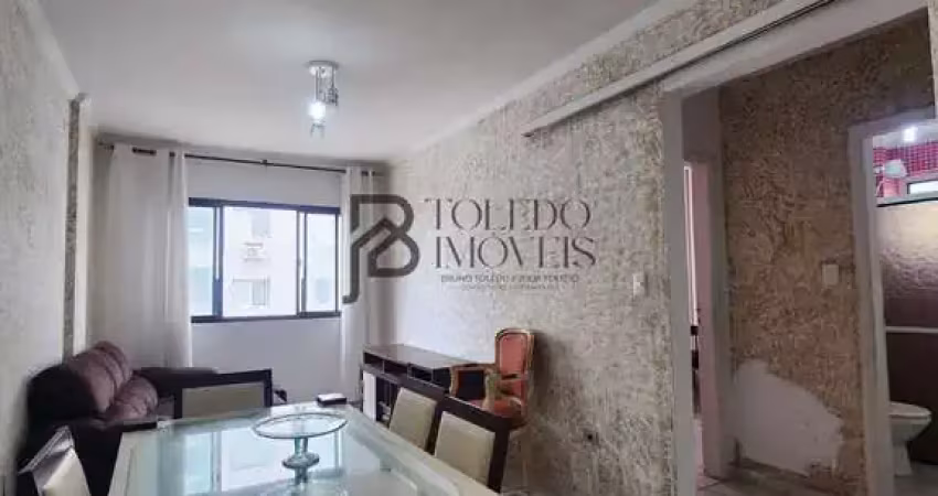 Apartamento semi mobiliado com 2 dormitórios no bairro guilhermina - praia grande