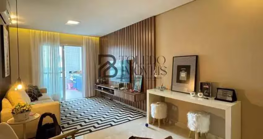 Apartamento 3 dormitórios sendo 2 suítes porteira fechada no canto do forte - praia grande