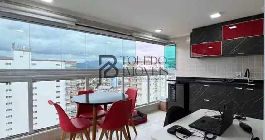 Apartamento amplo com 81m², 02 dormitórios com suite, planejado, sacada gourmet e andar alto