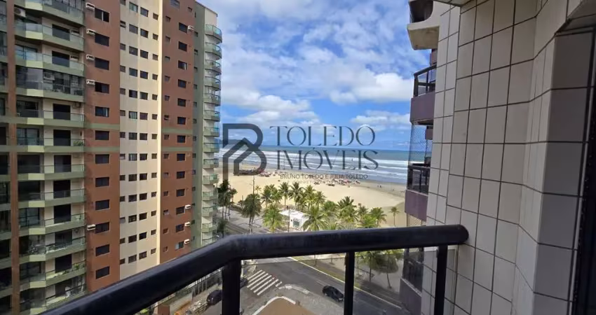 Apartamento frete mar de 1 dormitório no bairro aviação - praia grande
