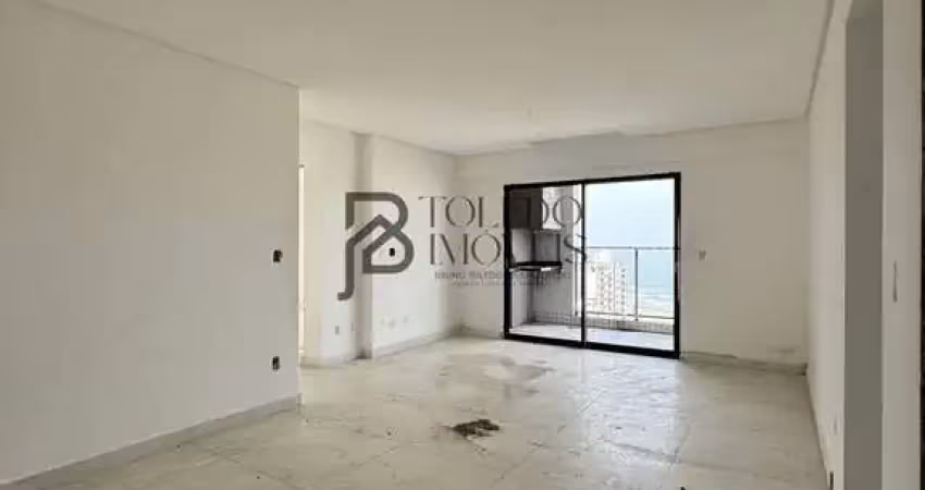 Apartamento novo vista mar, com 2 dormitórios com suítes no bairro aviação - praia grande