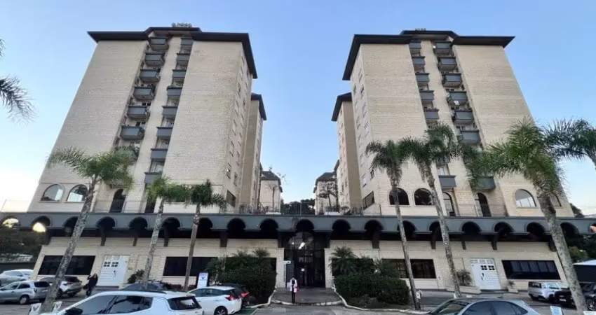 Apto semi mobiliado área privativa 60,28 m²; 02 quartos sendo 1 suíte; banho social; gás e medidor individual;