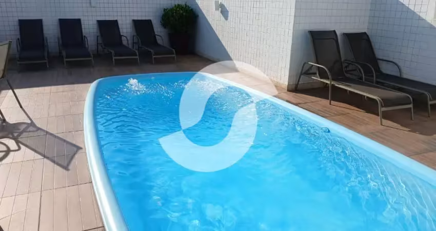 Apartamento 2 quartos com suíte – sol da manhã, varanda e vista livre/niterói