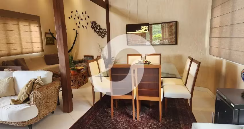 Casa em condomínio fechado à venda no piratininga com 6 quartos