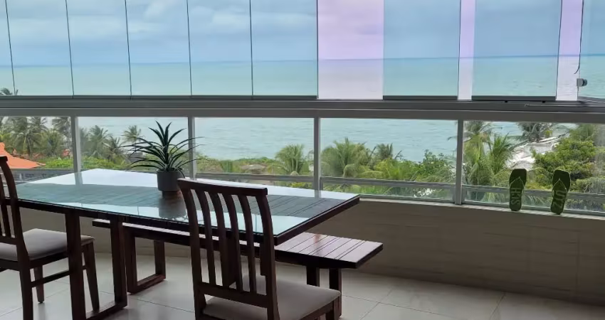 Apartamento com vista permanente para o mar, Carapibus, Jacumã,  Conde-PB