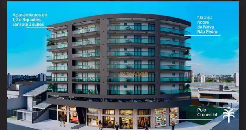 Apartamento com 2 dormitórios à venda, 97 m² por R$ 452.914,14 - Nova São Pedro - São Pedro da Aldeia/RJ