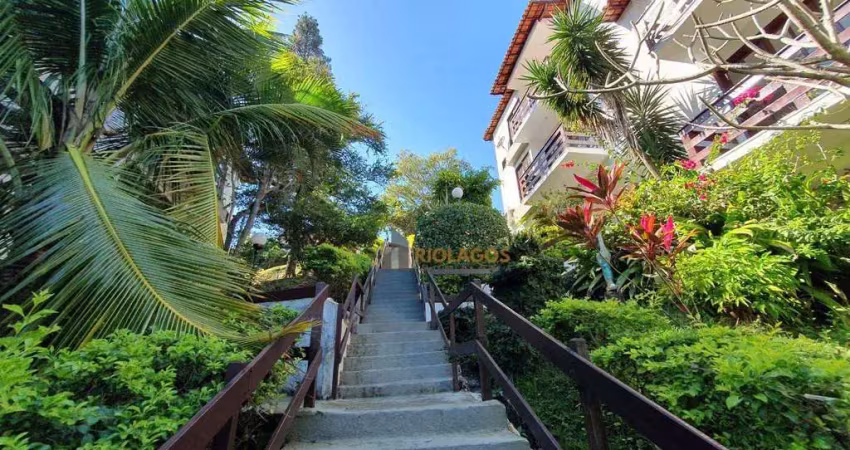 Apartamento com 2 dormitórios para alugar, 75 m² por R$ 2.591,00/mês - Peró - Cabo Frio/RJ