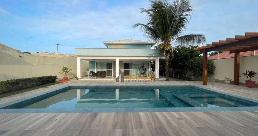 Casa com 3 dormitórios à venda, 210 m² por R$ 2.200.000,00 - Palmeiras - Cabo Frio/RJ