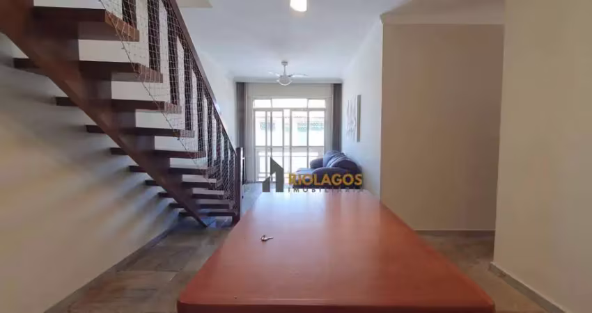 Cobertura com 4 dormitórios à venda, 220 m² por r$ 690.000,00 - praia do forte - cabo frio/rj