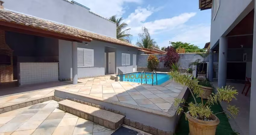 Casa com 6 dormitórios, 400 m² - venda por r$ 1.200.000,00 ou aluguel por r$ 8.482,73/mês - foguete - cabo frio/rj