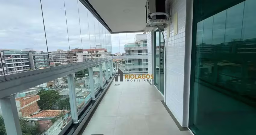 Cobertura com 1 dormitório à venda, 78 m² por r$ 460.000,00 - braga - cabo frio/rj
