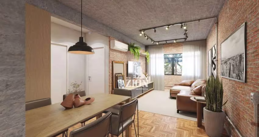 Apartamento com 2 dormitórios à venda, 120 m² por R$ 1.390.000,00 - Higienópolis - São Paulo/SP