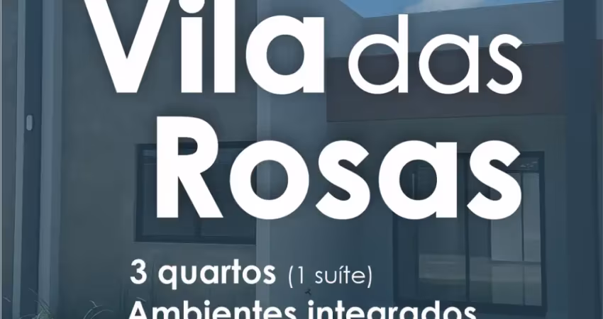 Casa nova | Cond. fechado | 3 quartos c/ suíte | 75m² | 2 vagas