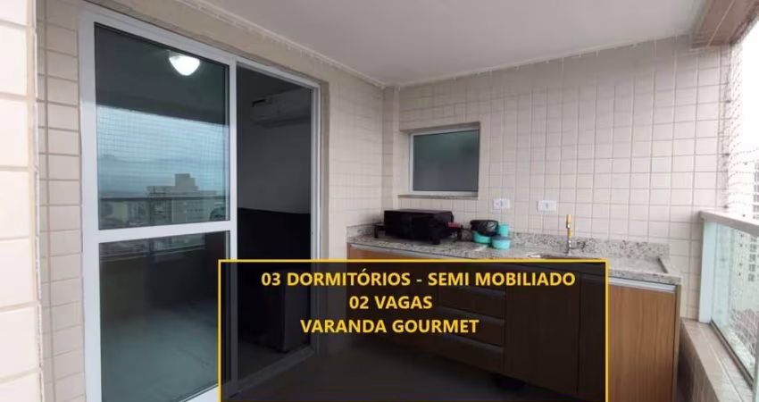 Apartamento com 3 quartos, Ocian, Praia Grande - R$ 890 mil, Cod: 3287