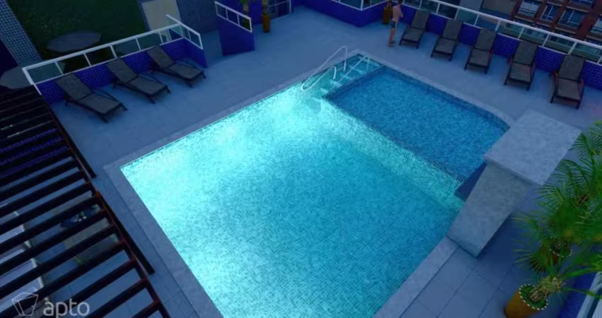 Apartamento com 1 quarto, Guilhermina, Praia Grande - R$ 354 mil, Cod: 3643