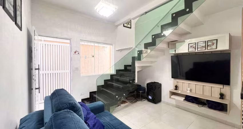 Casa de Condomínio com 2 quartos, Caiçara, Praia Grande - R$ 385 mil, Cod: 3934