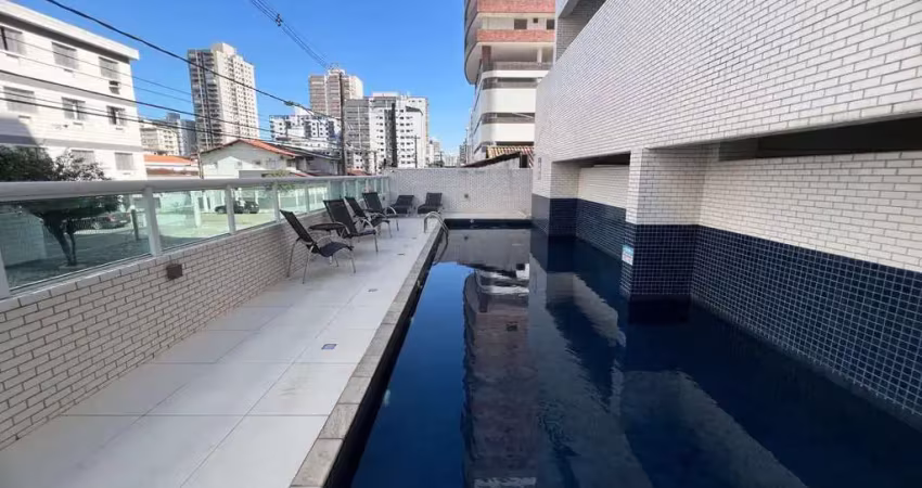 Apartamento com 2 dormitórios à venda, 58 m² por r$ 379.000,00 - vila guilhermina - praia grande/sp