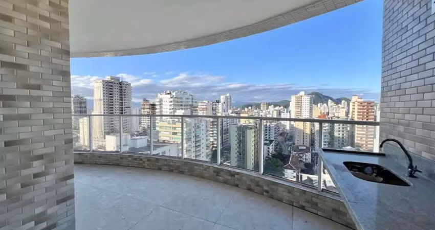 Apartamento com 3 dormitórios à venda, 109 m² por r$ 970.000 - vila guilhermina - praia grande/sp