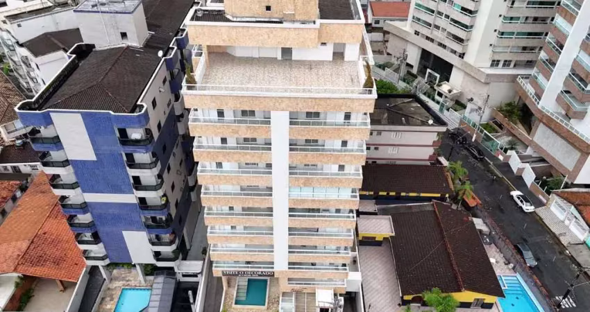 Apartamento com 2 dormitórios à venda, 61 m² por r$ 370.000,00 - caiçara - praia grande/sp
