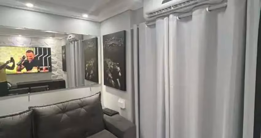 Apartamento com 2 dormitórios à venda, 50 m² por r$ 387.000 - vila assunção - praia grande/sp