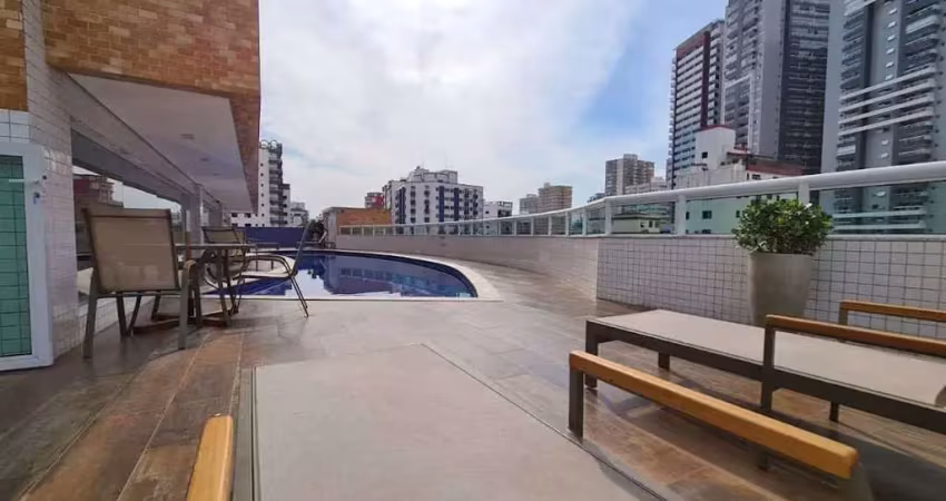 Apartamento com 3 dormitórios à venda, 140 m² por r$ 900.000,00 - guilhermina - praia grande/sp