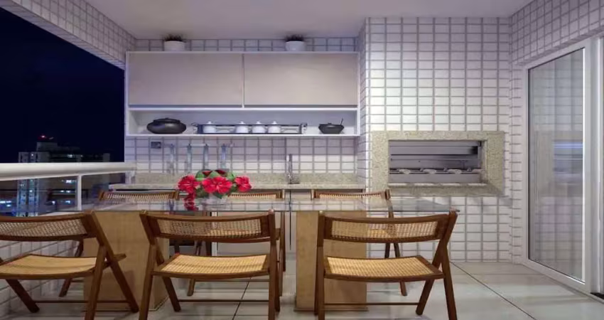 Apartamento com 2 quartos, guilhermina, praia grande - r$ 525 mil, cod: 144
