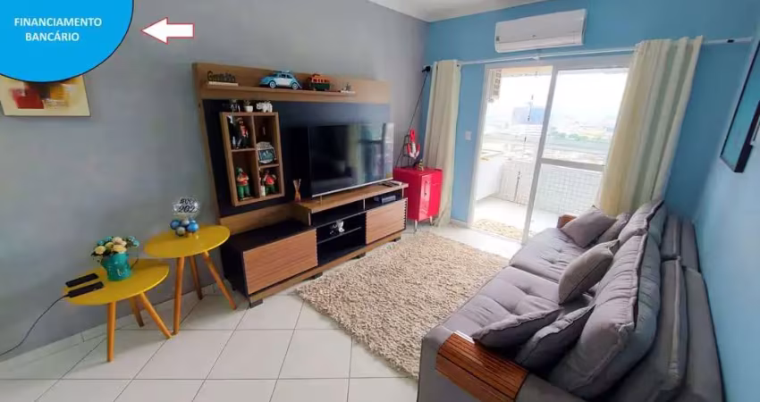 Apartamento com 2 dorms, guilhermina, praia grande - r$ 580 mil, cod: 4584