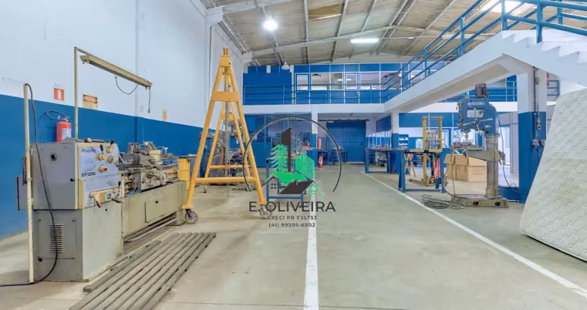 Barracão / pavilhão para venda em são josé dos pinhais, terreno de 2.084,00m², barracão com 725,00m² + 2 anexos e uma casa com 60,00m²
