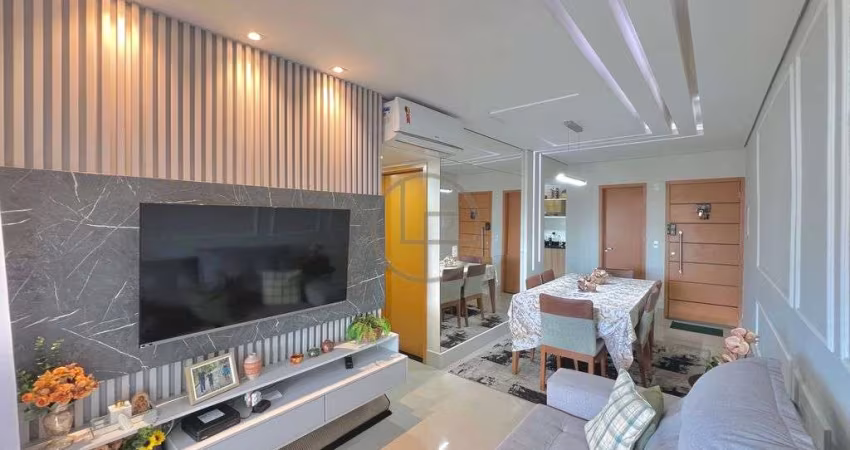 Apartamento Mobiliado com Sacada Gourmet Vista Mar e Lazer Completo