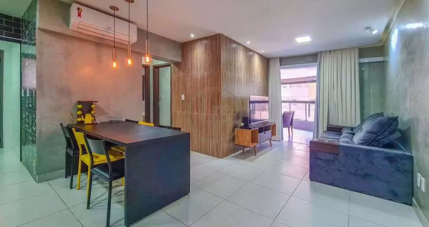 Apartamento de alto padrão mobiliado, sacada gourmet e lazer completo