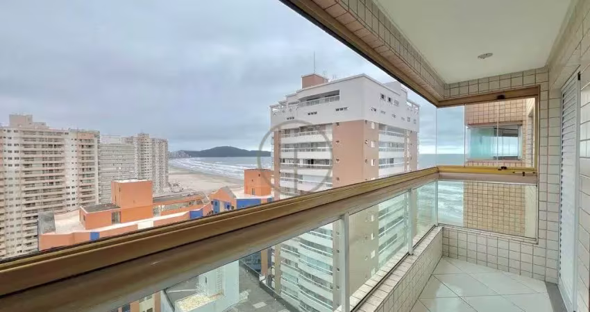Apartamento com sacada gourmet, vista mar e lazer completo