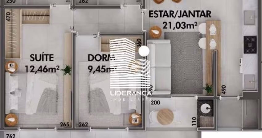 Apartamento com 2 quartos à venda na Rua Leonel Pereira, --, Cachoeira do Bom Jesus, Florianópolis