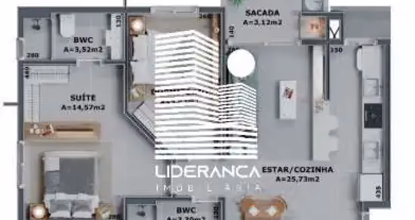Apartamento com 2 quartos à venda na Rua Leonel Pereira, --, Cachoeira do Bom Jesus, Florianópolis