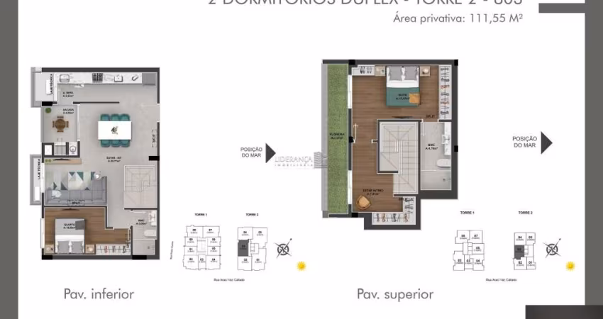 Apartamento com 2 quartos à venda na Rua Araci Vaz Callado, --, Estreito, Florianópolis