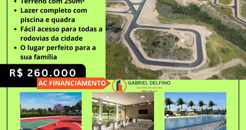 Terreno a venda no condominio fechado Mirante Cambui