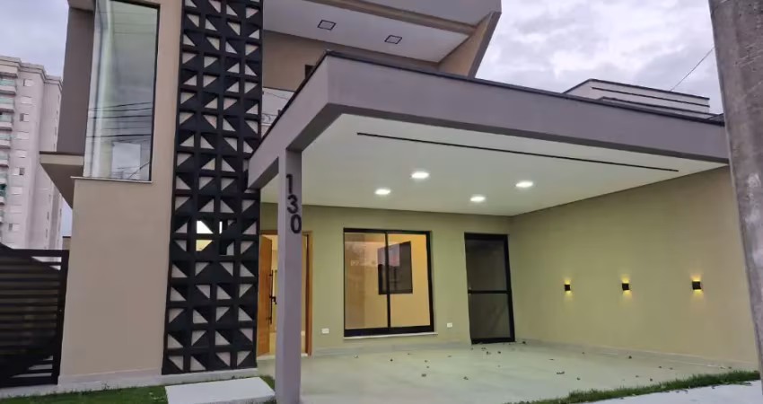 Sobrado moderno à venda no condomínio floradas do paratehy