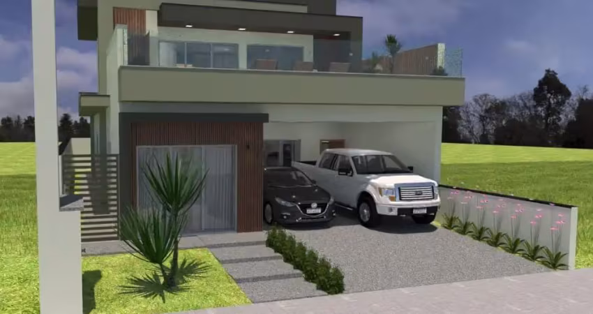 Casa nova no condomínio malibu – caçapava/sp - 3 suites