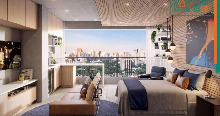Apto a venda no Butantã, São Paulo.SP, com 35,71 m², 1 dorm, lazer completo, 650m do metrô Butantã.