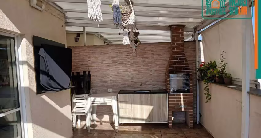 Cobertura duplex a venda no novo osasco, osasco, sp, com 90m² de área construída, 3 dormitórios, sendo 1 suíte, sala, garagem 1 auto.