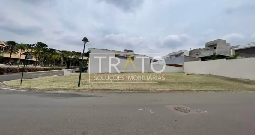 Terreno em condomínio fechado à venda na Avenida Paulo Roberto Russo Pedroso, s/n°, Swiss Park, Campinas