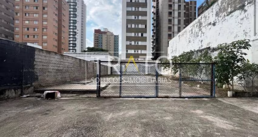 Terreno comercial para alugar na Rua General Osório, 1865, Cambuí, Campinas