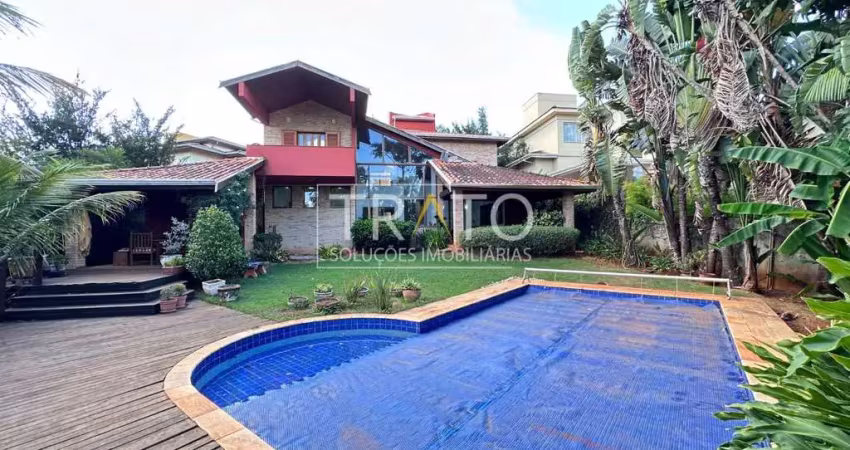 Casa em condomínio fechado com 5 quartos à venda na Avenida Professor Adelar Mates, 172, Loteamento Residencial Barão do Café, Campinas