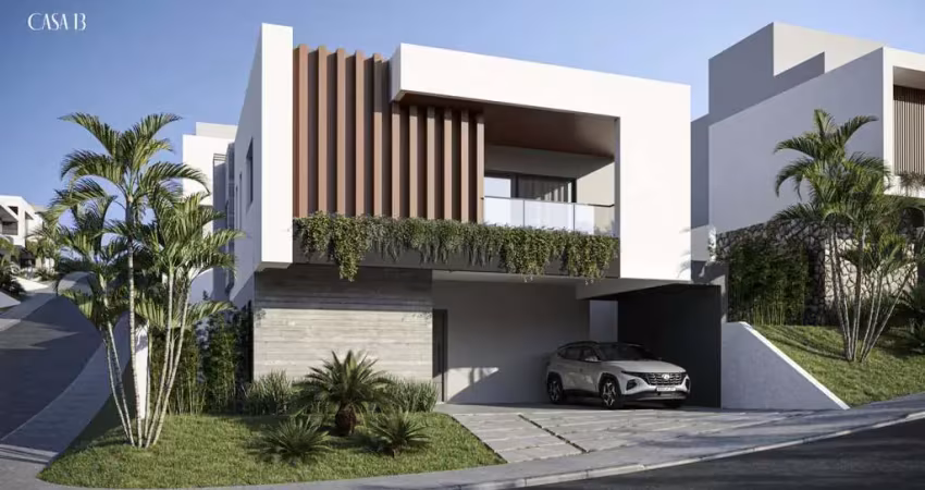 Casa de condomínio com 4 quartos  à venda, 292.00 m2 por r$3966638.30  - cascatinha - curitiba/pr