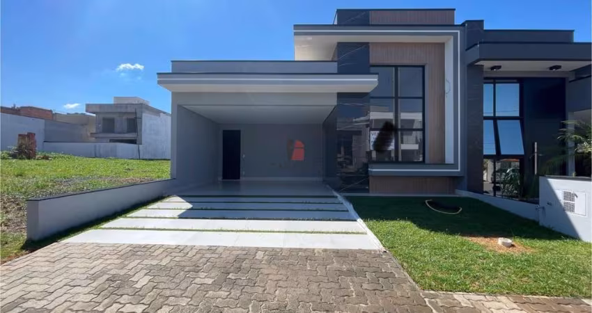 Casa em Condomínio de Luxo à Venda em Paulínia-SP, Bairro Parque Brasil 500, 1 Sala, 4 Vagas de Garagem, 149,54m².