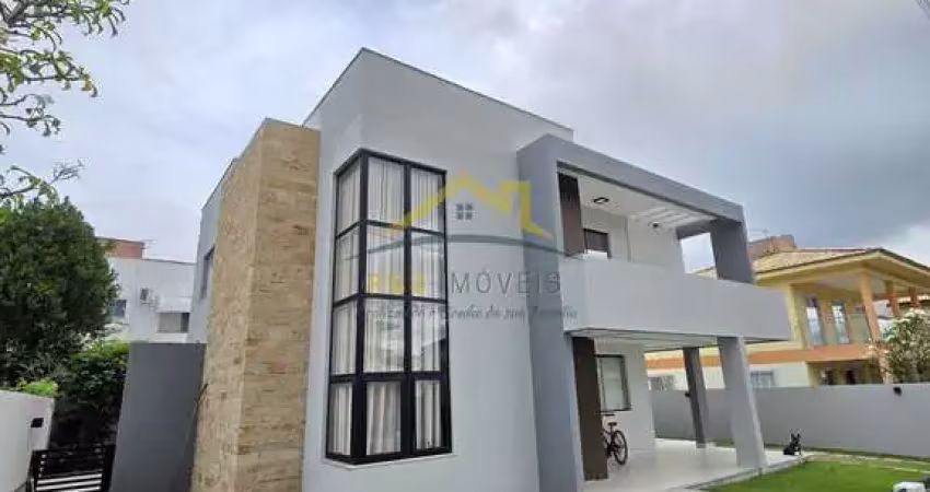 Foz do joanes - buraquinho foz do joanes casa em condomínio 4/4 300m²