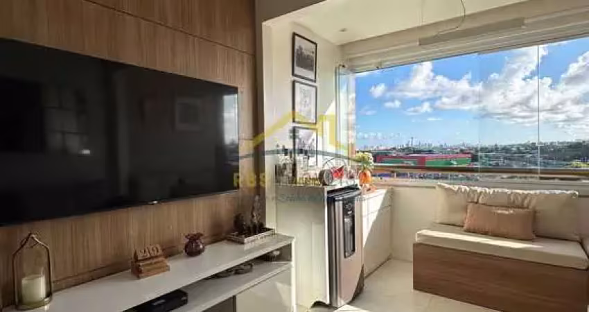 Condomínio brisas - apartamento 3/4 2 suítes lavabo armação 79m²