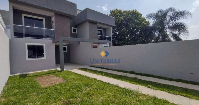 Sobrado com 3 dormitórios à venda, 98 m² por r$ 500.000,00 - campo pequeno - colombo/pr